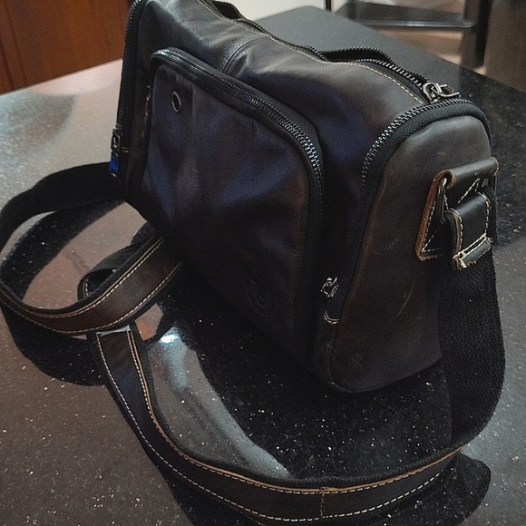 Bullcaptain Brown Leather Crossbody Bag NWOT - Picture 8 of 8